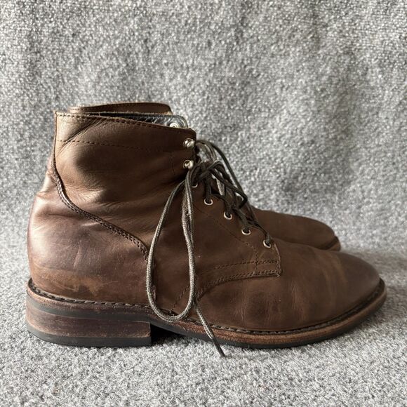 Thursday Boot Men’s President Boots US 13 Brown Leather Lace Up Round Toe main image 3